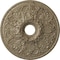 Ekena Millwork Ashley Ceiling Medallion (Canopies up to 4 3/4"), 23 7/8"OD x 4"ID x 2 1/8"P, Gobi Desert Crackle CM23ASGDC - alternate 1